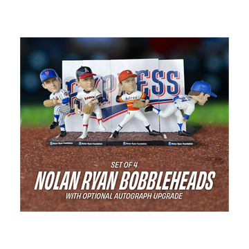 Set of 4 Nolan Ryan Bobbleheads