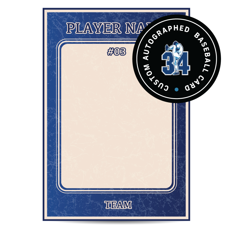 Autographed Baseball Card
