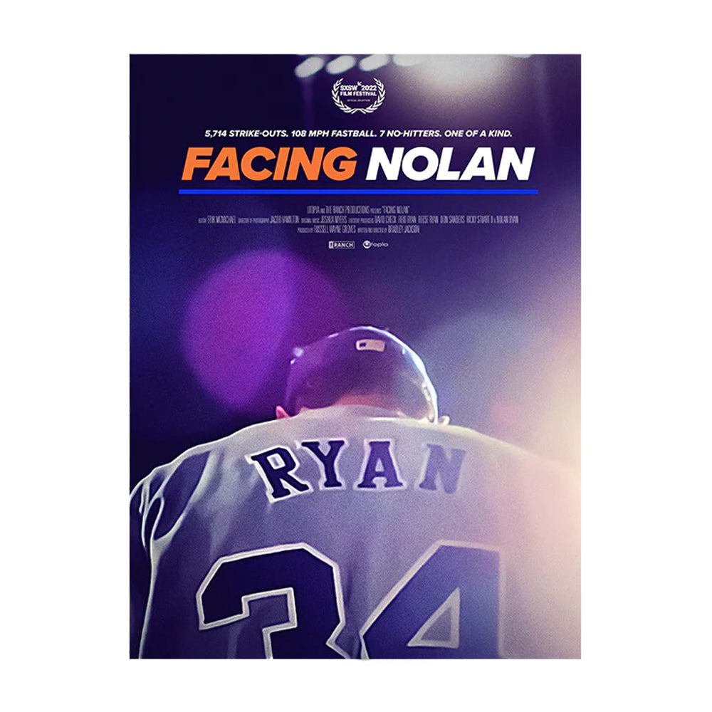 Under the Lights Facing Nolan Poster – Nolan Ryan Foundation