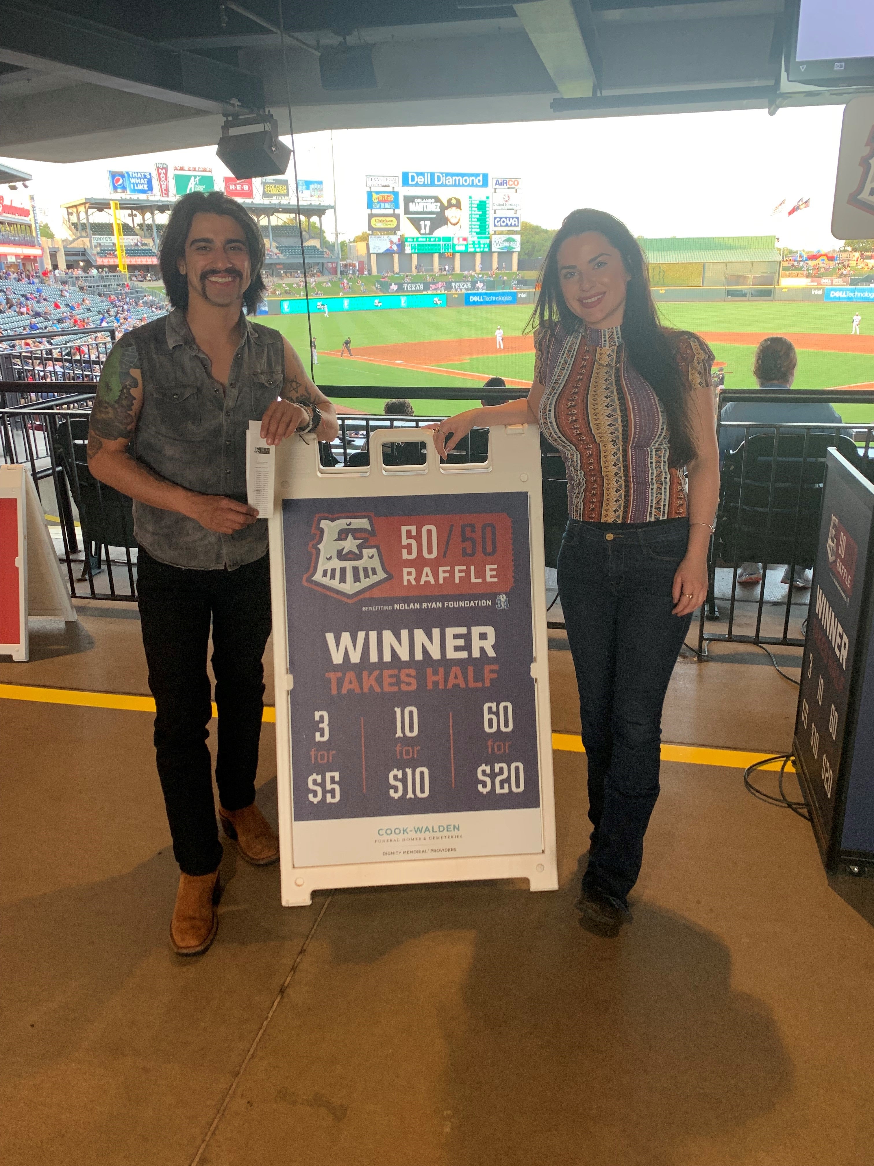 Rok Raffle Round Rock Express 50/50 Raffle – Nolan Ryan Foundation