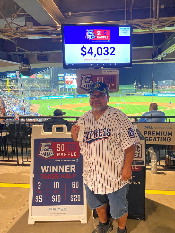 Rok Raffle Round Rock Express 50/50 Raffle – Nolan Ryan Foundation